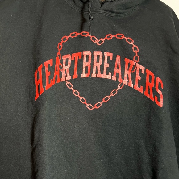 Heartbreakers Club black hoodie sweatshirt Size 2XL - Picture 1 of 6